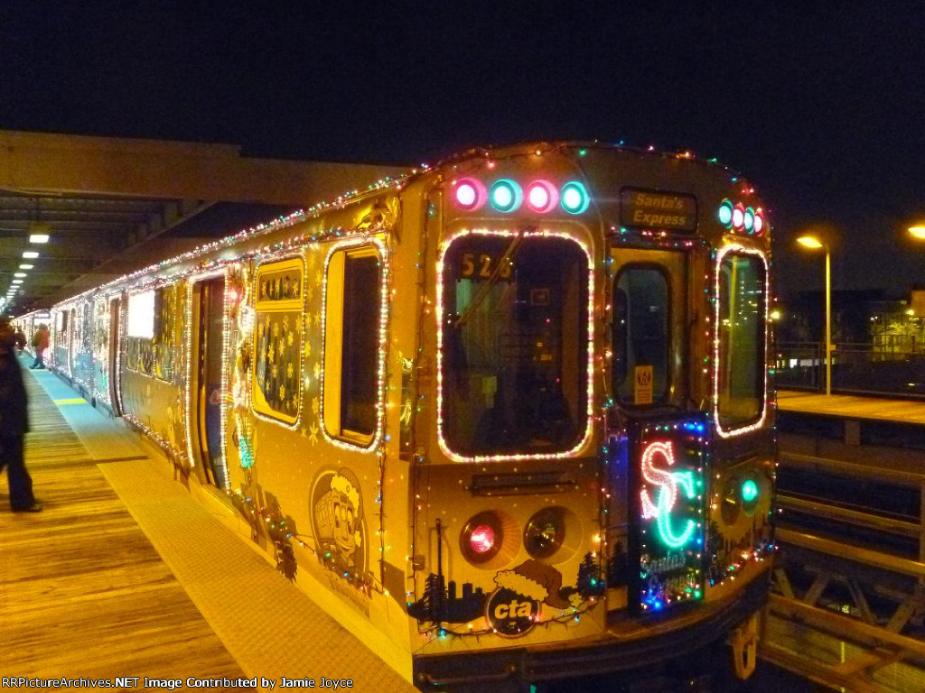 CTA 2893 Holiday Train